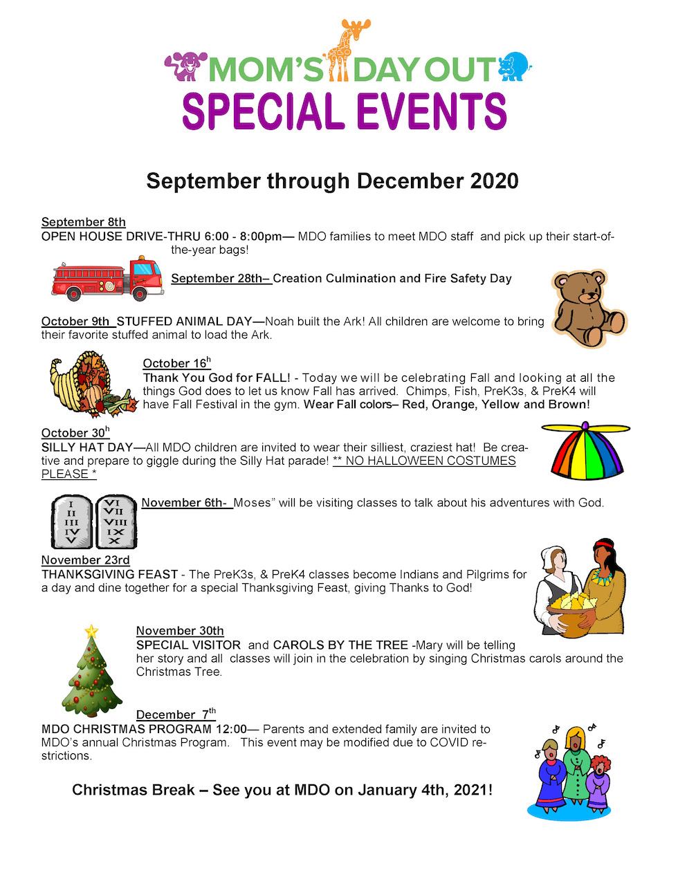 Parent Event Calendar- graphics 20-21 Page 1