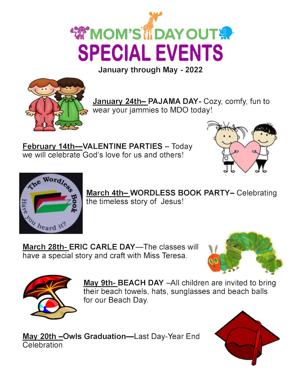 Special Events 2022